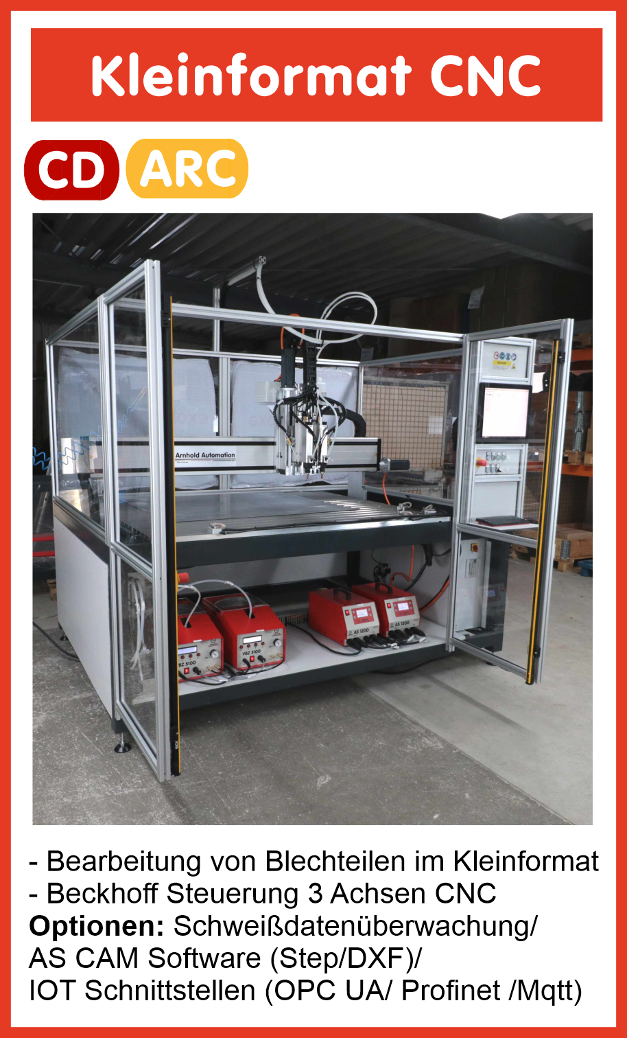 AS Kleinformat CNC Bolzenschweißanlage