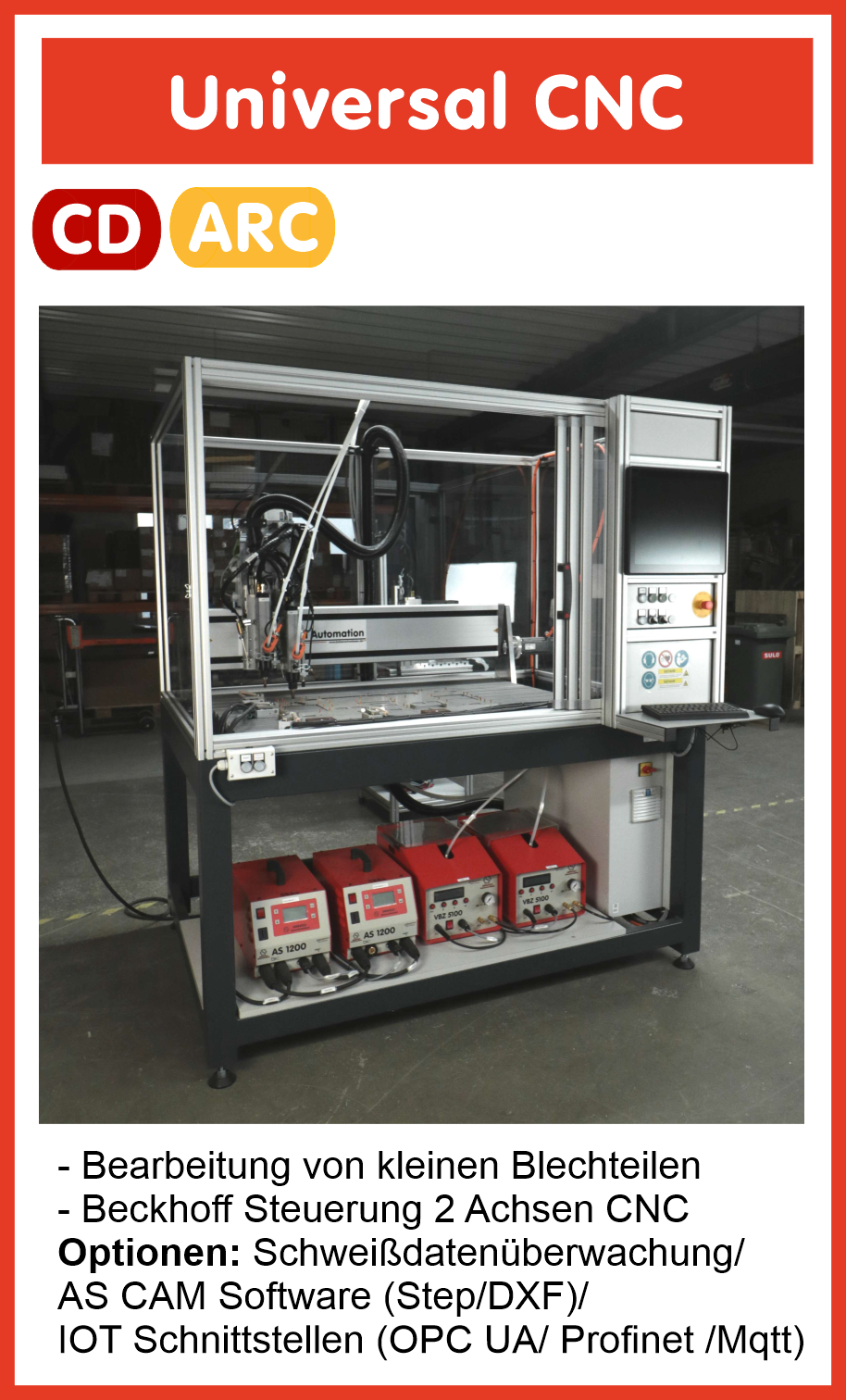 AS Universal CNC Bolzenschweißanlage